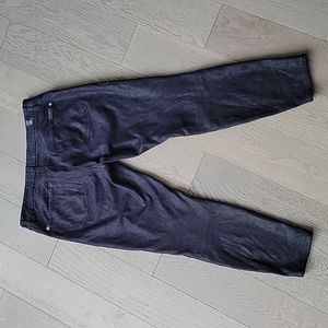 Seven for all Mankind faux suede cropped jeans